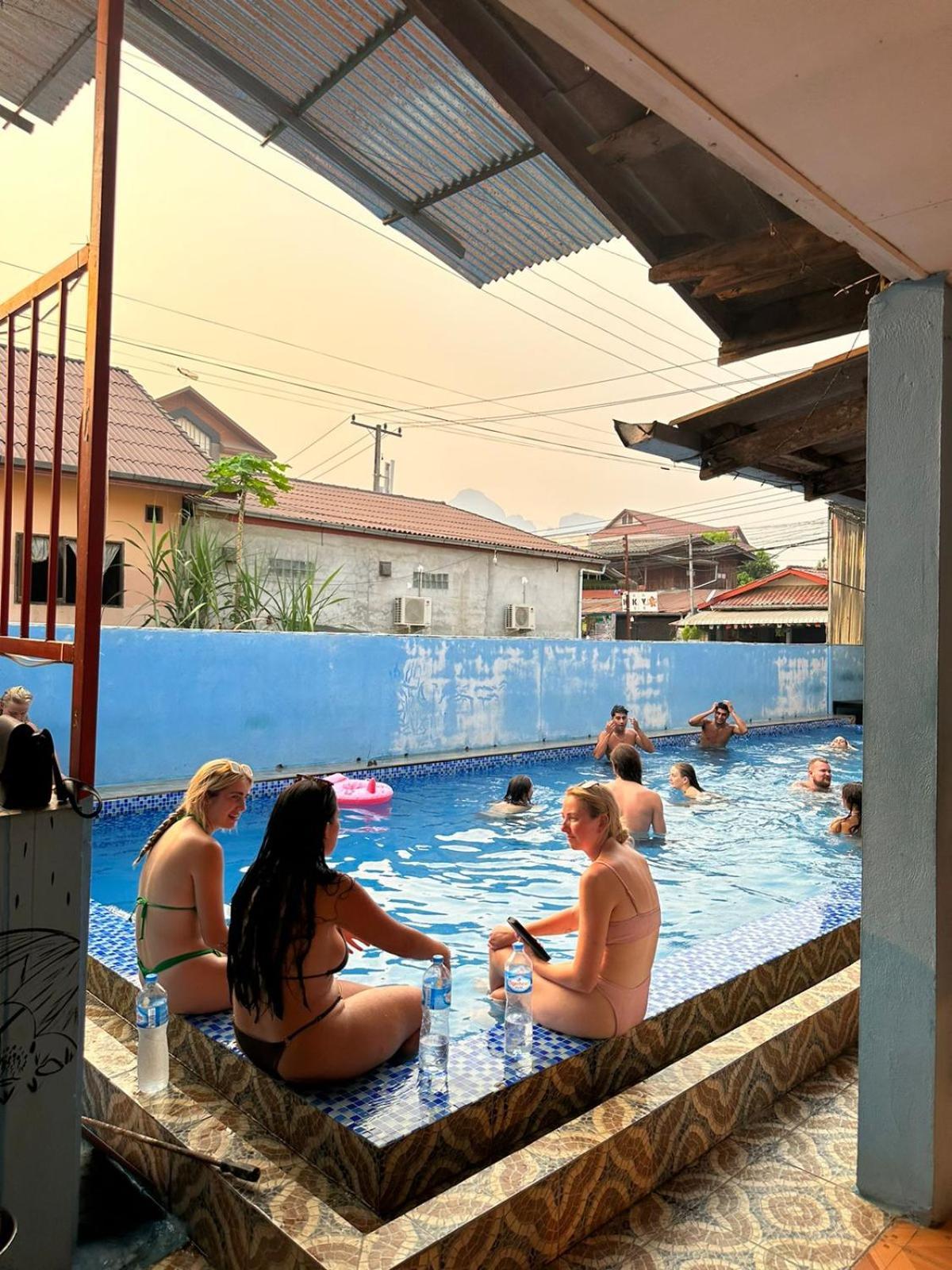 Golden Dragon House Vang Vieng Luaran gambar