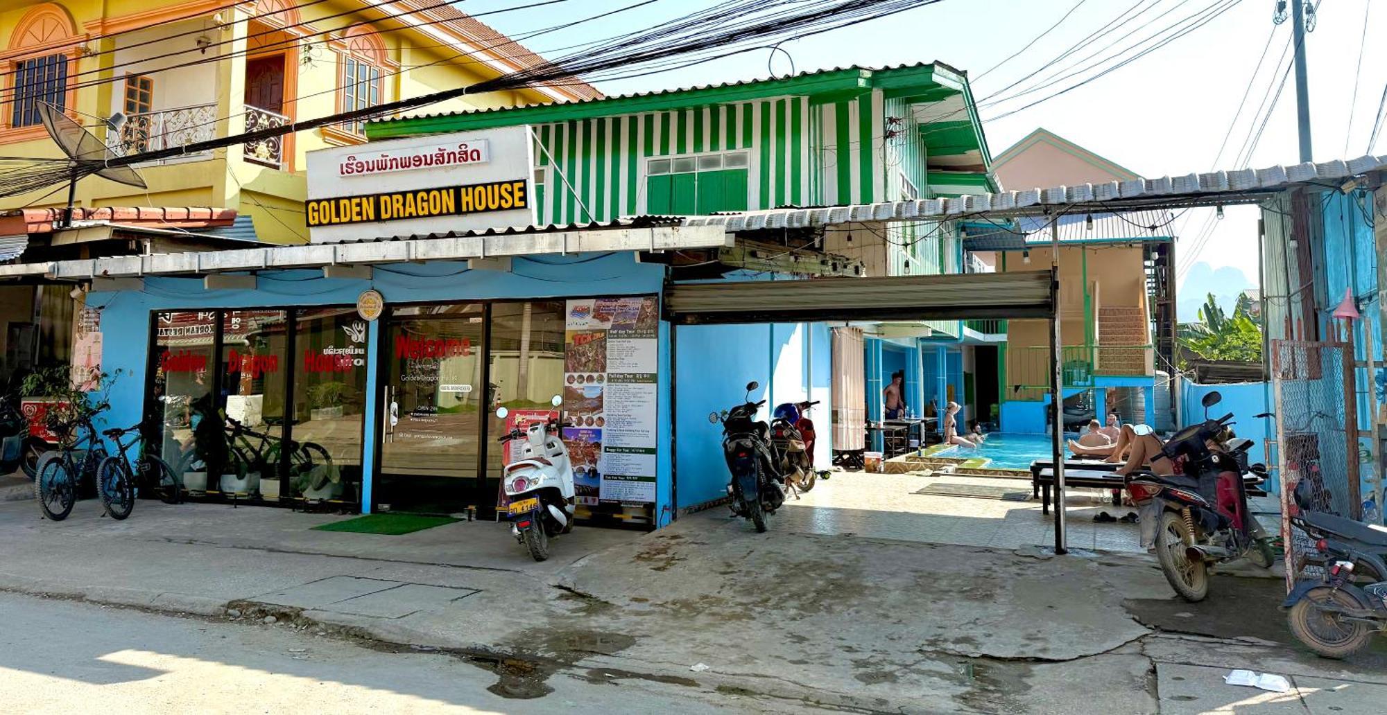 Golden Dragon House Vang Vieng Luaran gambar